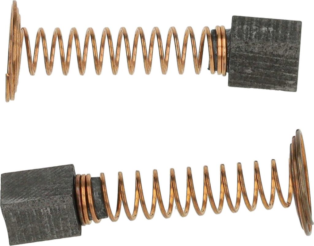 vhbw 2x Kohlebürste 9,7 x 6 x 4,75 mm kompatibel mit Dremel 4200 Nr. F 013 420 045, F 013 420 046 Elektrowerkzeug + Feder