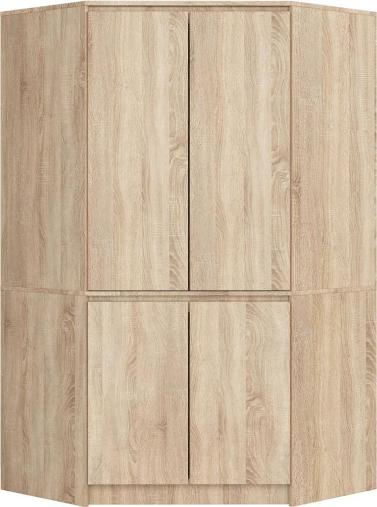Eckkleiderschrank 100 cm LOTA - Sonoma Eiche