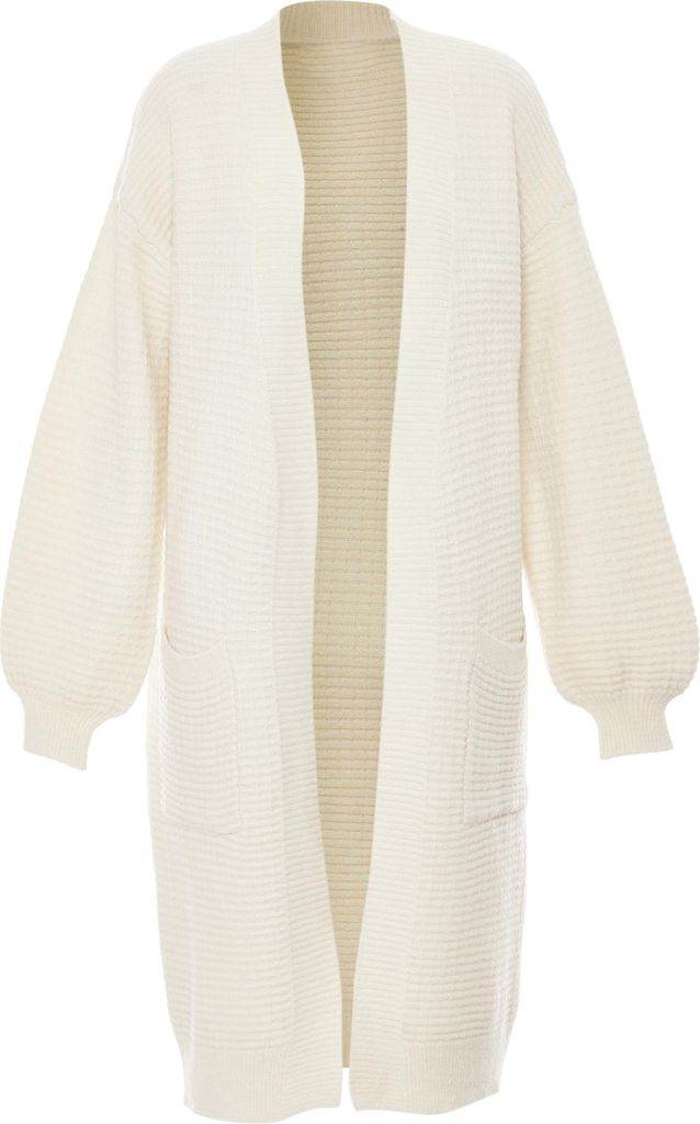 TANUNA damen strickjacke - wollweiss, M