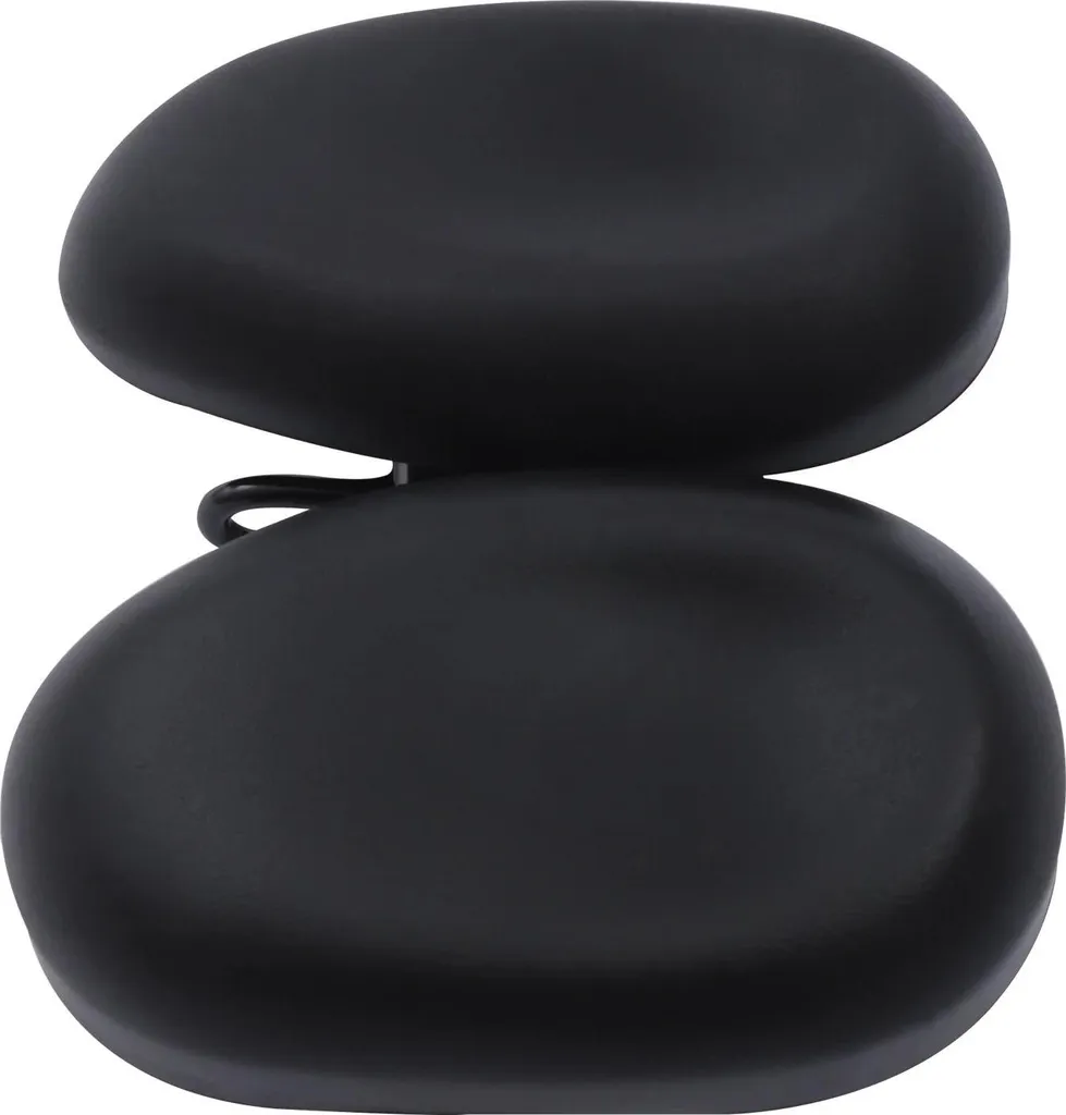 Housse de selle vélo ergonomique extra large noire - Confort premium