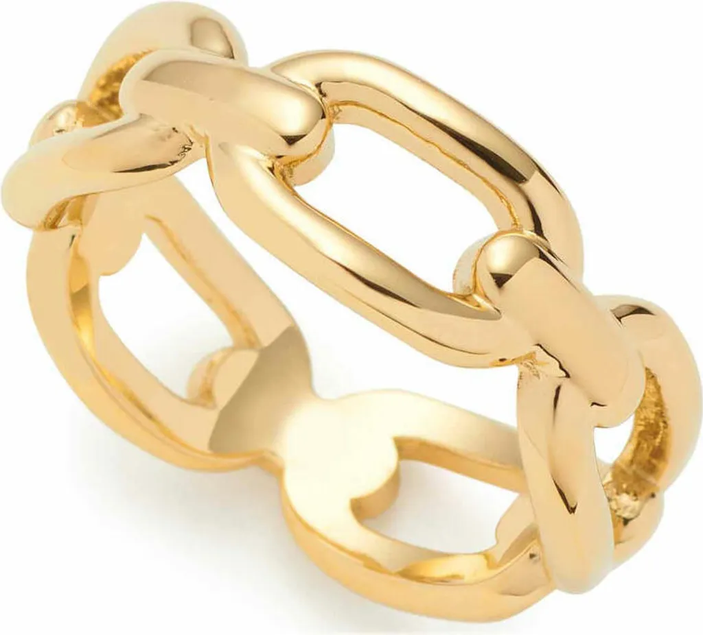 Leonardo Jewels Anello Mathilde 024271 Oro Acciaio Inox Taglia 19