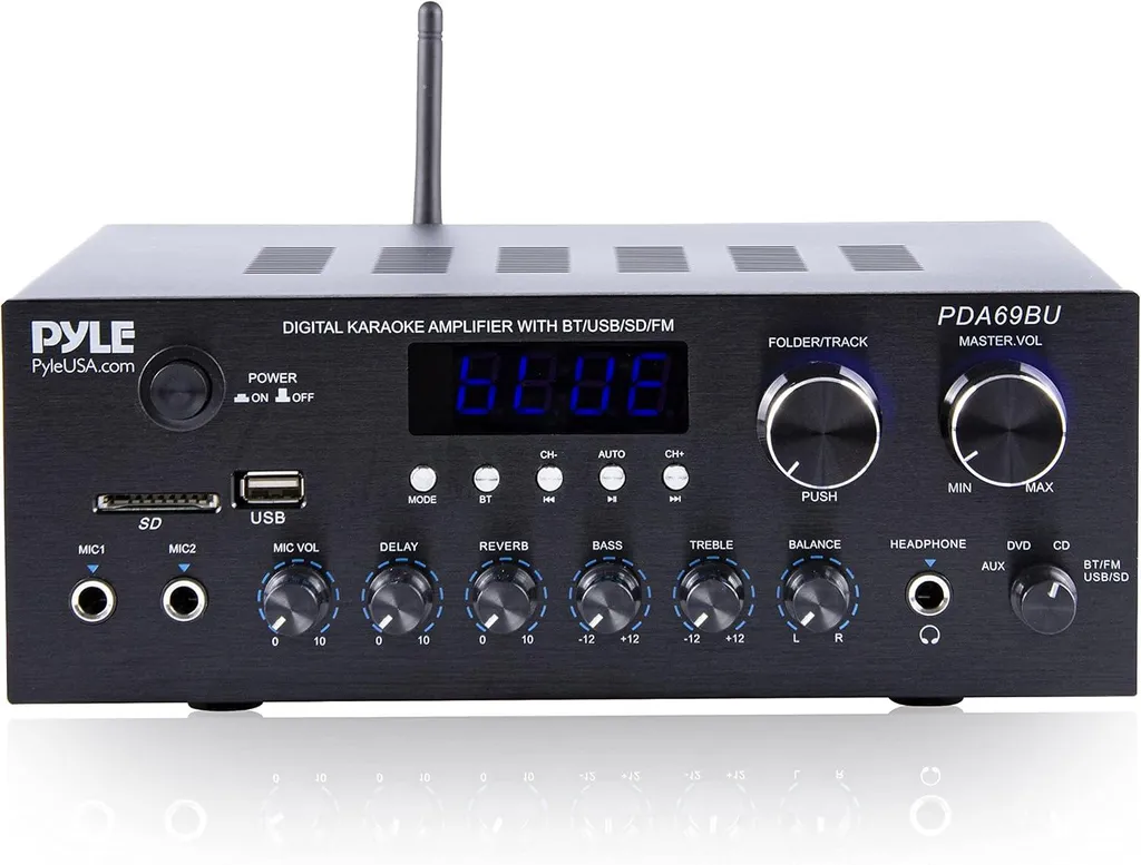 Mini Amplificatore Bluetooth Pyle 300W Stereo: Potenza Compatta