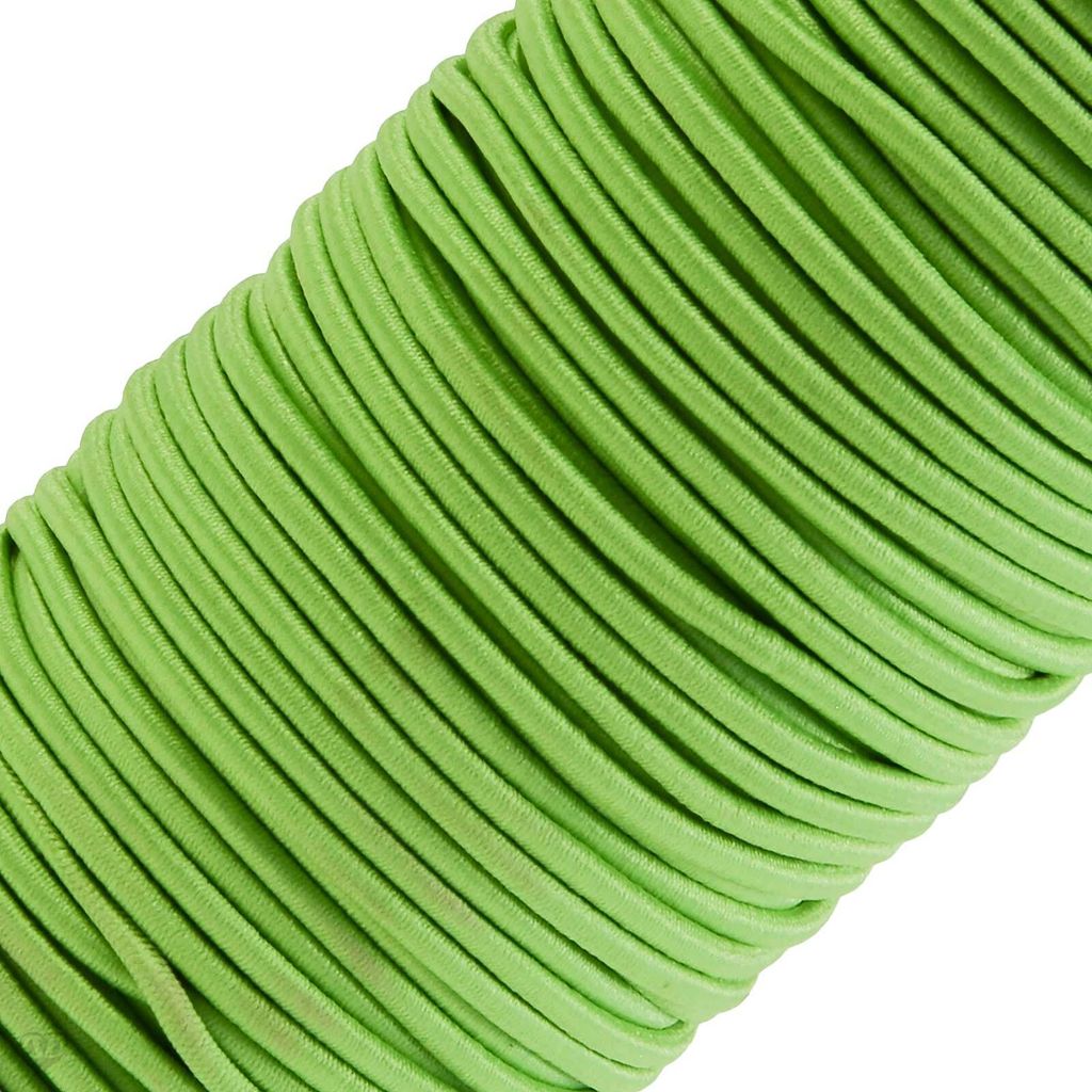 50m Spule Gummikordel Gummischnur 3mm Bekleidungsgummi Hutgummi, 27 Farben