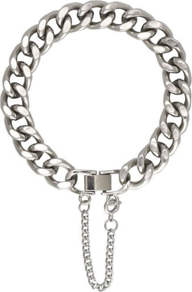 Uni-Armband, hohle Kette, Hip-Hop-Stil, verstellbar, poliert, einfarbig, rostfreie Legierung, galvanisiert, Party-Handgelenkkette, Schmuck für Erw...