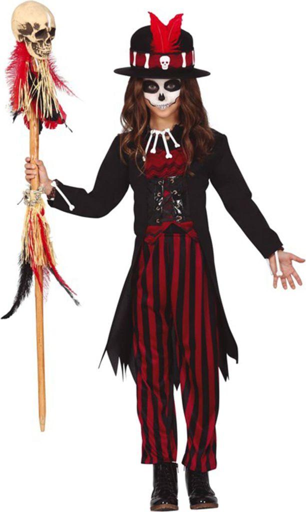 Guirca Voodoo-mädchenkostüm  10-12 Years  10-12 Years Produktbild 