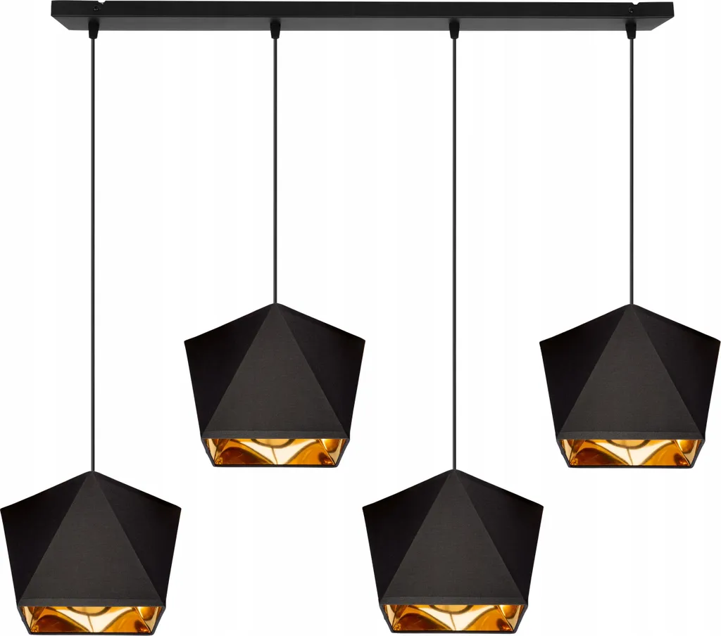 Suspension Diamond Golden Center Led - Luminaire Design Or pour Salon
