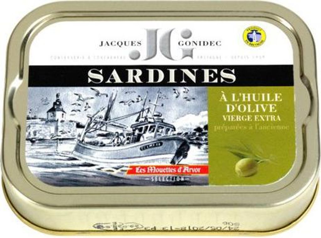 Jacques Gonidec - Sardinen in Olivenöl (115g)