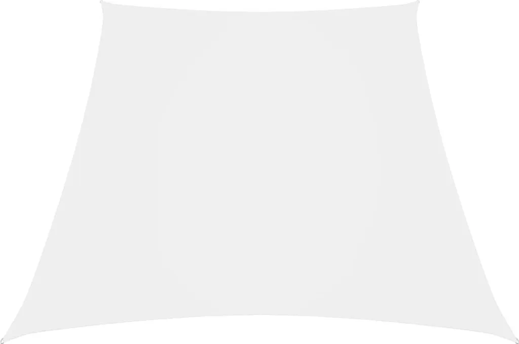 Vela Ombreggiante Trapezoidale 3/5x4m Bianca Oxford | Maison Exclusive