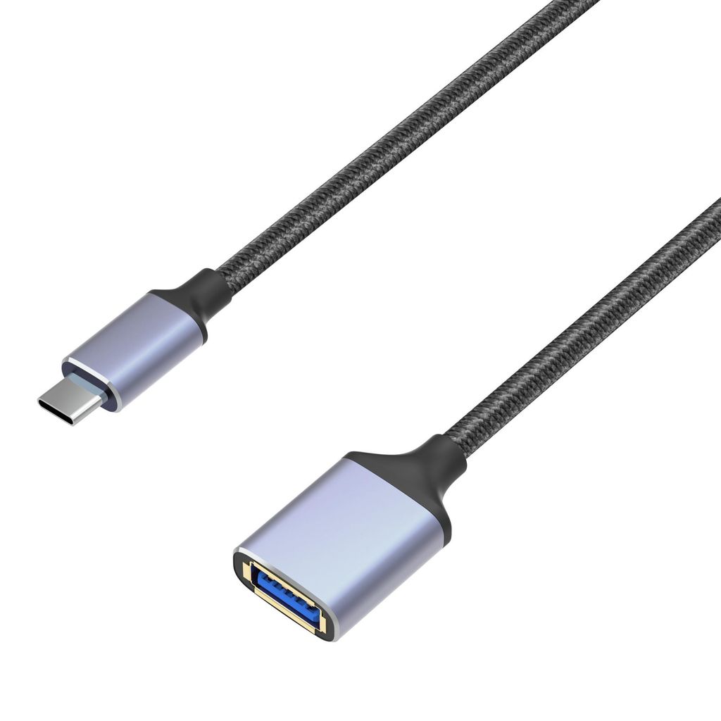 USBC-C-zu-USB-3.0-OTG-Adapter Kompatibel mit Tablets, Smartphones und Computern für USB-Sticks, Gamepads, externe Festplatten, Tastaturen und Mäuse