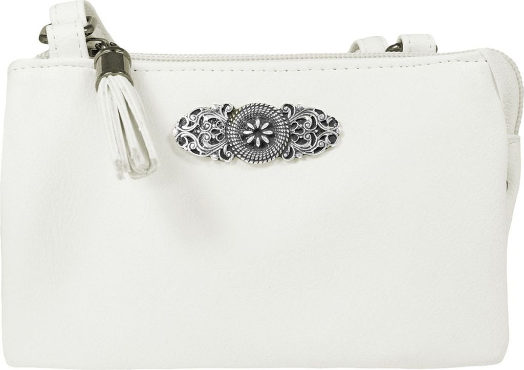 Trachten Handtasche "Sofia" - Dirndl Umhängetasche | Weiß Produktbild 