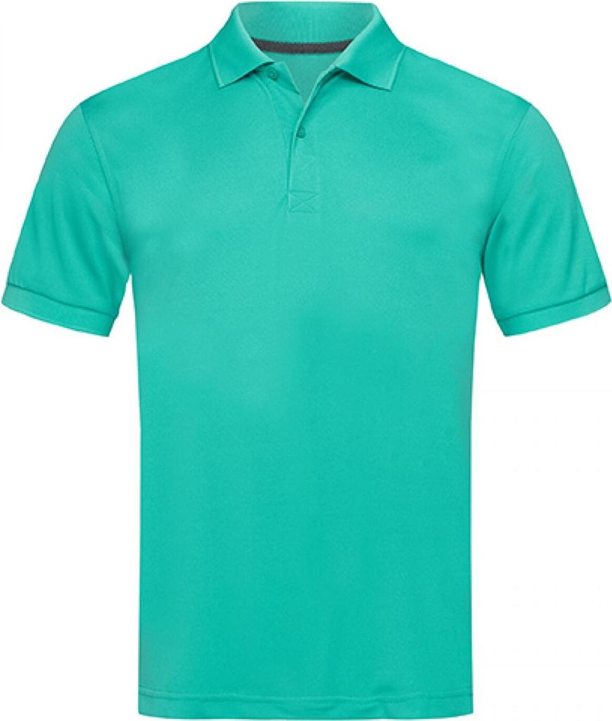 Stedman ST8050 | Herren Active Piqué Polo / Standard 100 - Farbe: Bahama Green - Größe: L