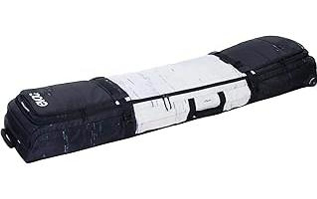 EVOC Snow Gear Roller Ski- und Snowboardtasche (für 3-4 Paar Ski oder 2 Snowboards, gepolstert, zusammenfaltbar, austauschbare Skate-Rollen, Lawin...