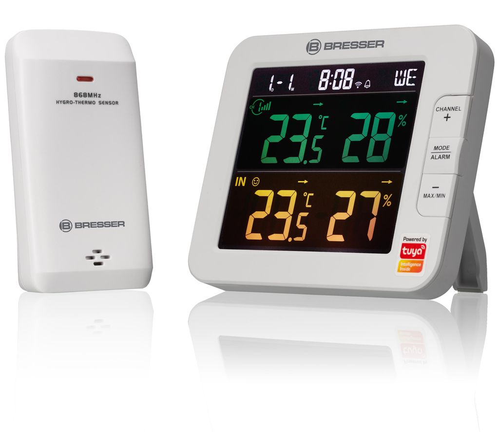 Bresser - 11397 - 7-Kanal-Thermo-Hygrometer für Tuya Smart Produktbild 
