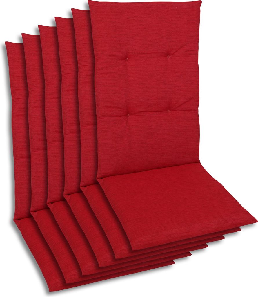 GO-DE Textil, Sesselauflage Hochlehner, 6er-Set, Farbe: Produktbild 