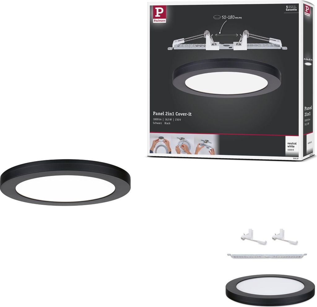 Paulmann LED Einbaupanel 2in1 Cover-it