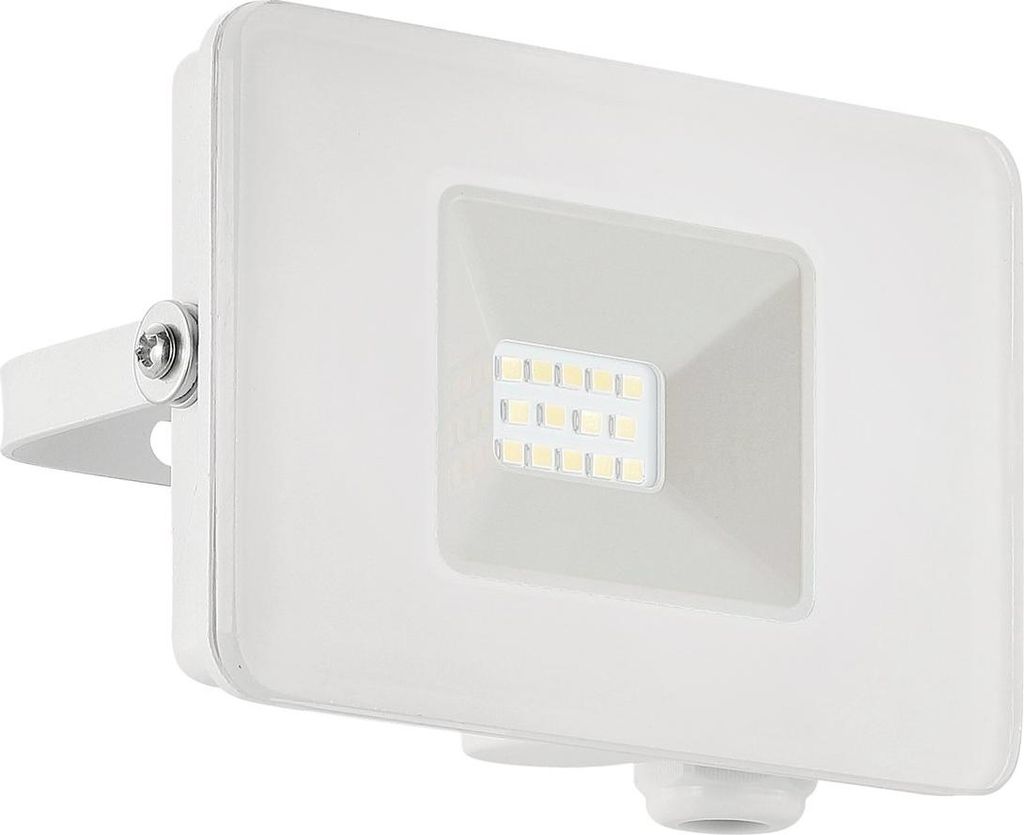 EGLO LED Außen-Strahler Faedo 3, 1 flammige Außenleuchte inkl. Bewegungsmelder, Sensor-Wandstrahler aus Alu, Farbe: Schwarz, Glas: klar, 20 Watt,...