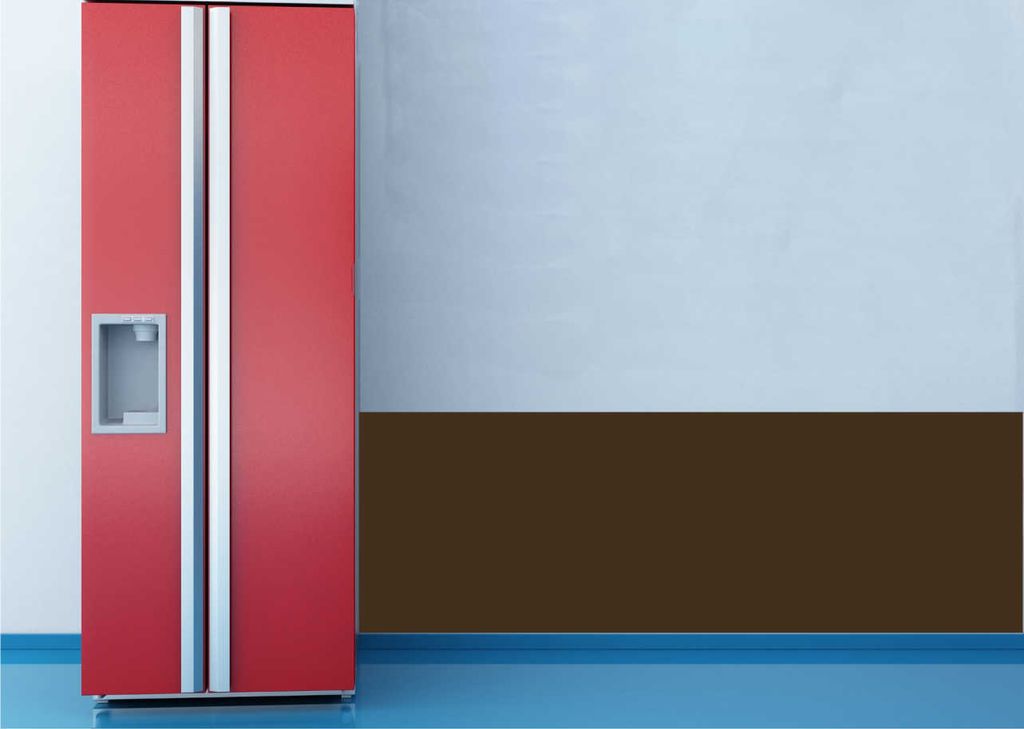 Klebefolie Wandschutzfolie matt - Meterware - in 4 Größen, 50 cm Folienhöhe braun