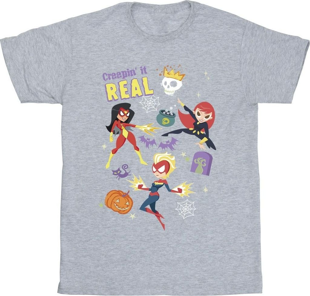 Marvel - "Creepin It Real" T-Shirt für Herren BI38330 (XXL) (Grau)