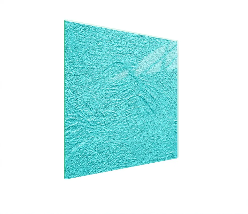 Tagliere Gigante 50x52 Vetro Erba Slide | Proteggi Fuochi Professionale