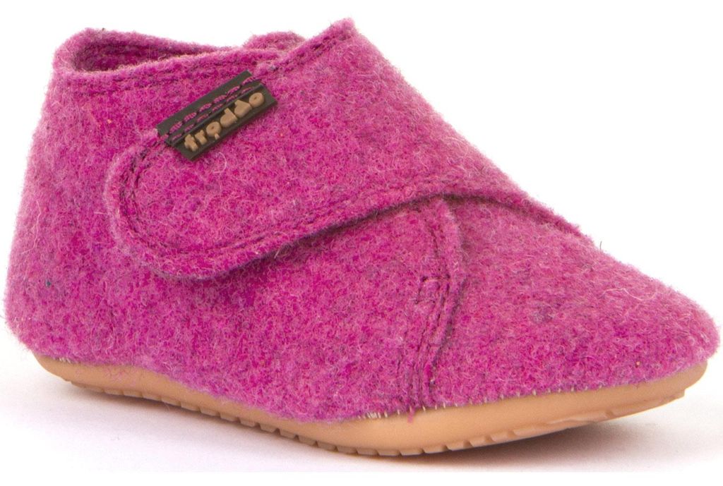 Froddo Prewalkers Wooly Kleinkinder Wollfilz-Hausschuhe Fuxia, G1170002-5