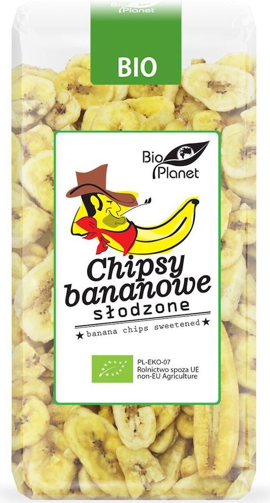 GESÜSSTE BANANENCHIPS 150 g - PLANET