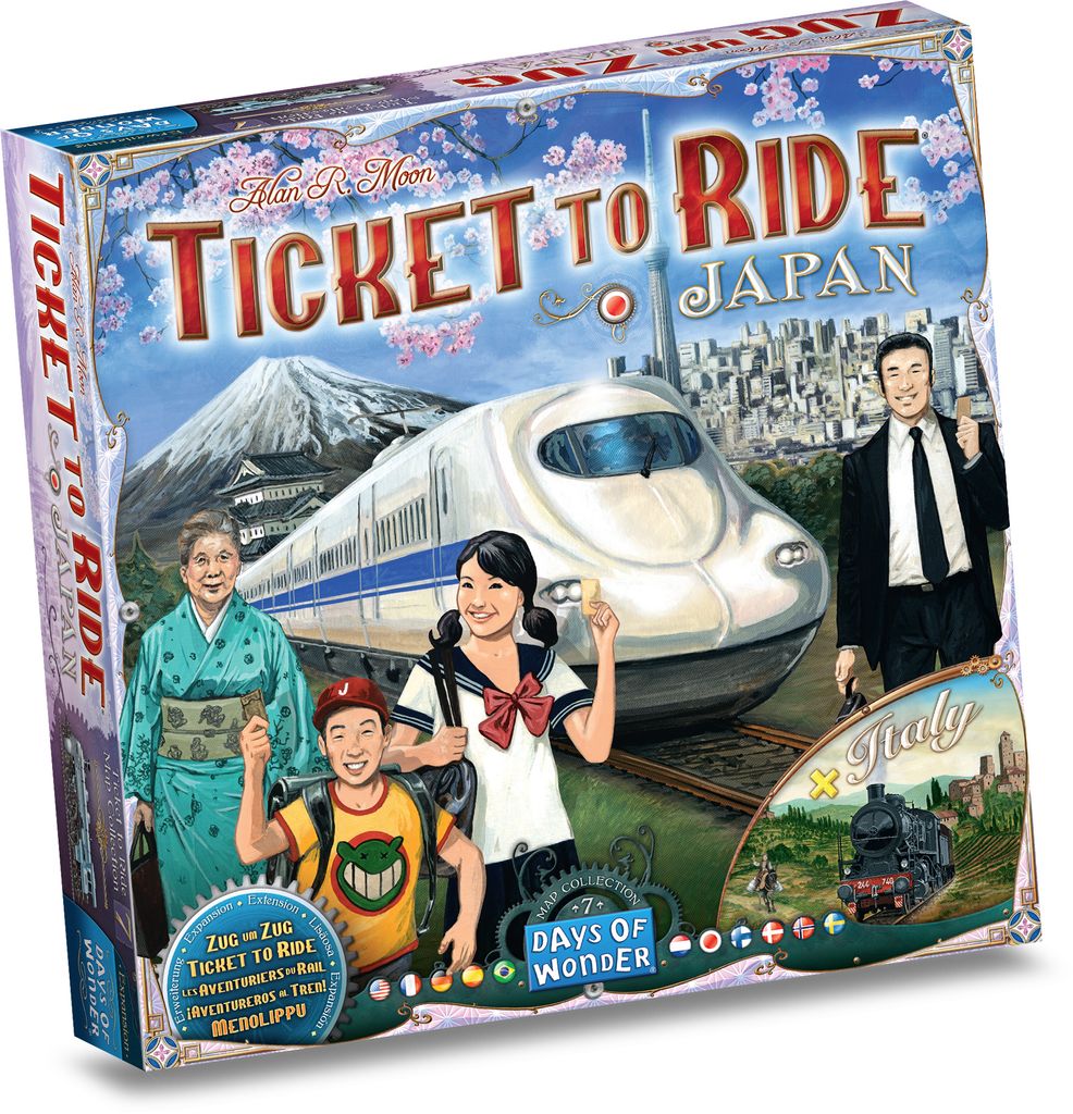 Kolekce map pro hru Ticket to Ride: Svazek 7 – Japonsko a Obrázek produktu 