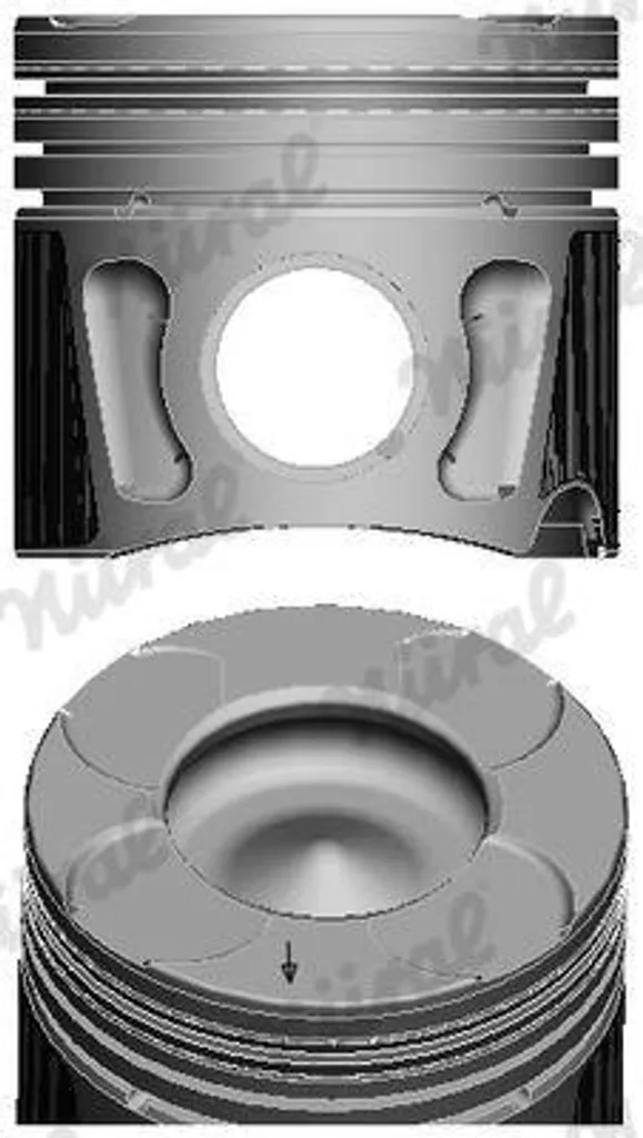 Piston NÜRAL 87-435706-10 : Stop Consommation Huile Opel Astra Meriva