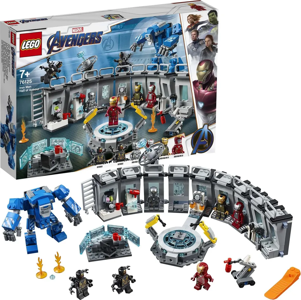 LEGO Iron Man 76125 avec Armures Modulaires et Figurines de Collection