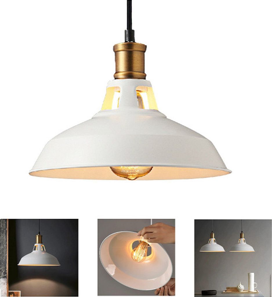 Hängeleuchten Retro-Industriestil Deckenlampe,E27,Ohne Lichtquelle,Φ27*25 mm