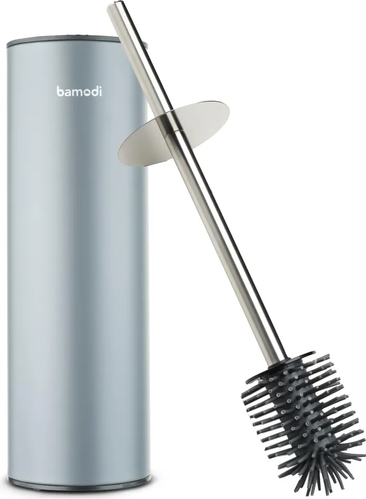Brosse WC silicone Bamodi anti-traces : fini la rouille et les saletés
