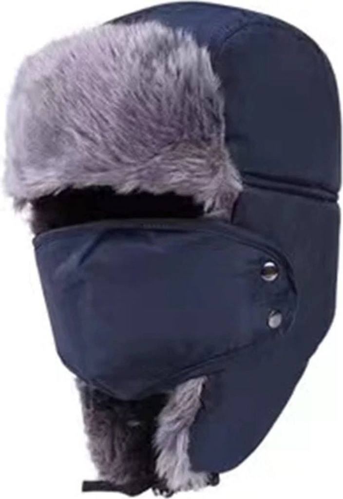 Winterfellmütze Blau - Warme und winddichte Mütze für kaltes Wetter KP11057