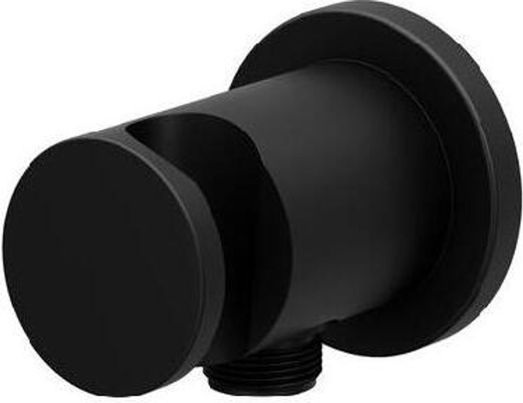 Ravak Chrome - Anschlussbogen mit Halterung, schwarz X07P572