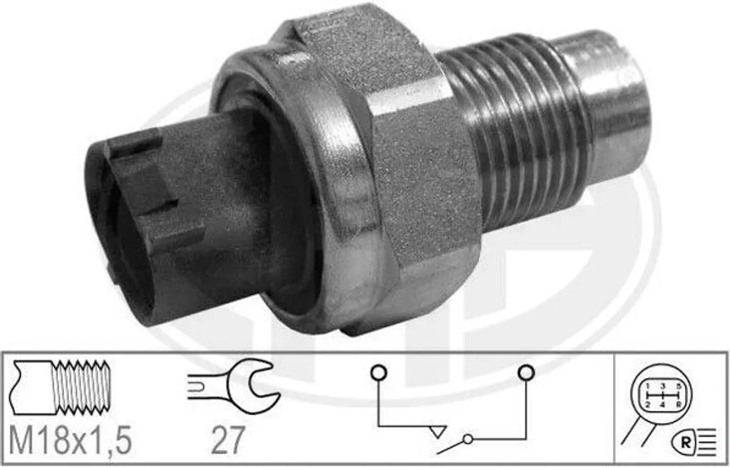 Interruttore Retromarcia Economico ERA 330752 per Toyota Aygo Yaris C1 Auris