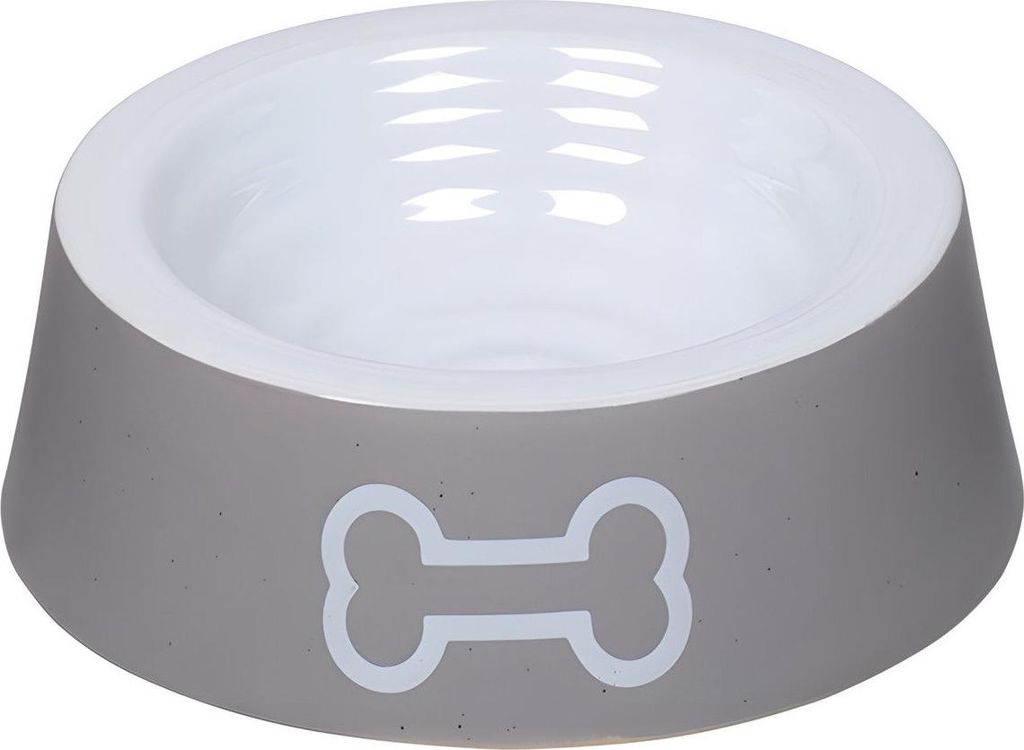Nobby Keramik Napf Big Bone grau, Maße: Ø 16 x 5 cm