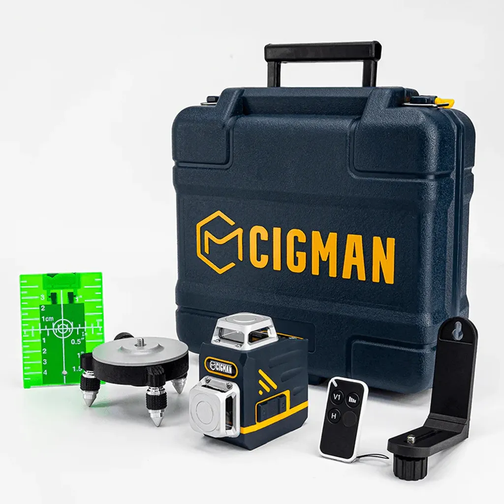CIGMAN CM720 Niveau Laser Vert 2x360° avec Télécommande Haute Précision - 7
