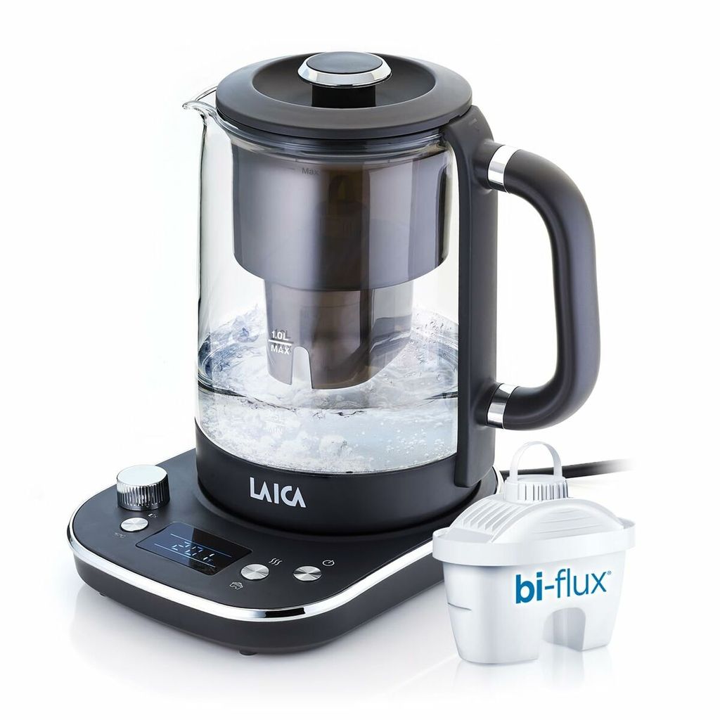 Laica KJ4000L, 1,5 l, 2400 W, Černá, Průhledná, Obrázek produktu 
