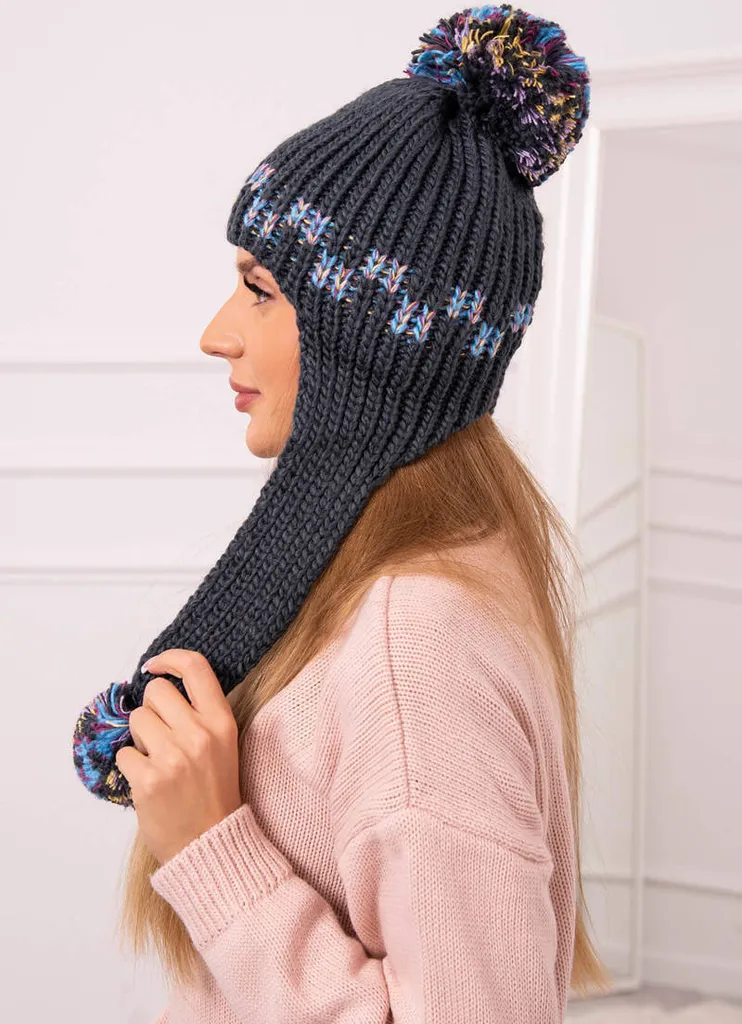 Kesi Berretto Nadia Grafite: Beanie Invernale Donna Alta Qualità