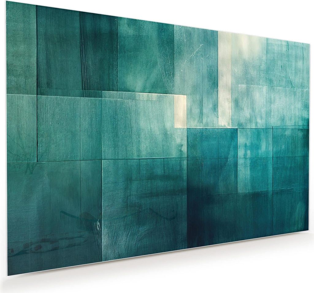 Glasbild 75x50cm in XXL für Wohnzimmer, Schlafzimmer Motiv Abstrakter Hintergrund