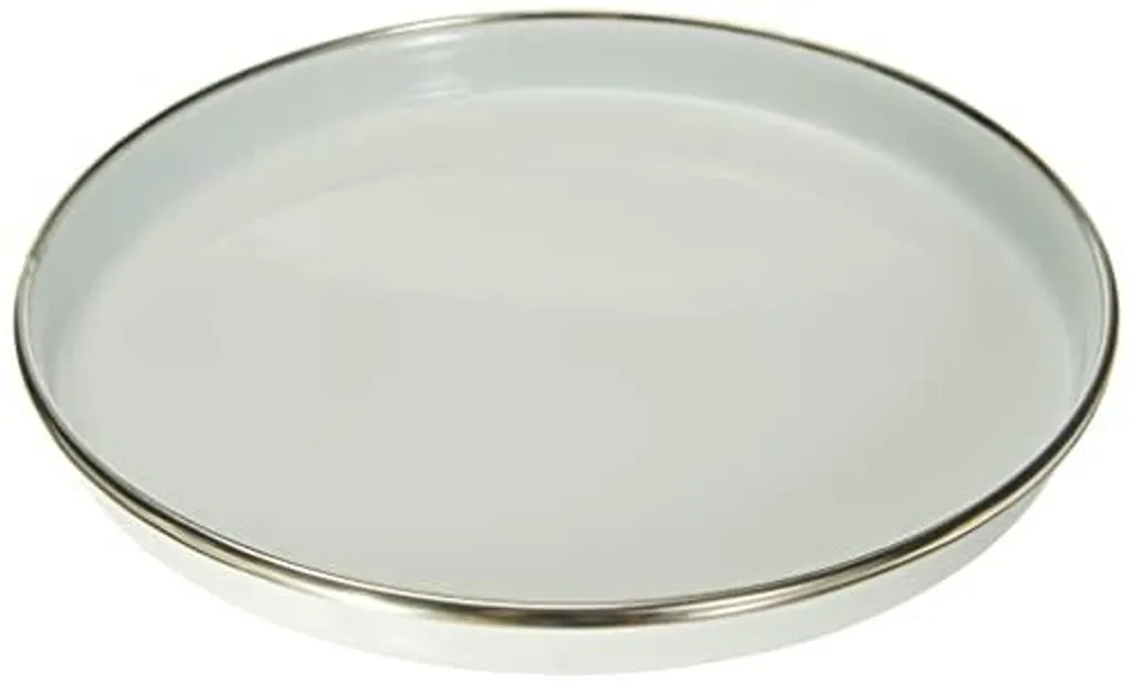 Karl Krüger Set de 4 plaques de cuisson émaillées blanches polyvalentes - 10