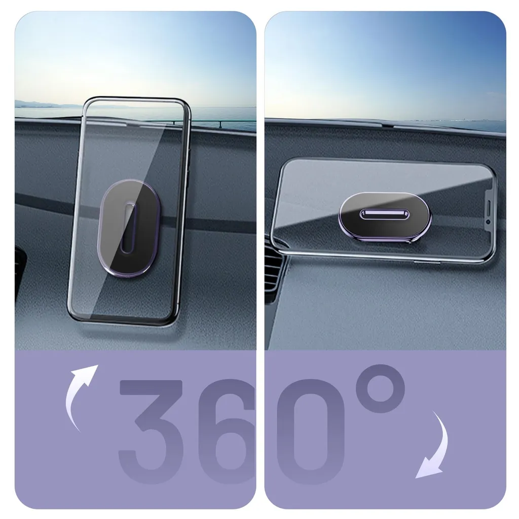 Porta Cellulare Auto Magnetico Adesivo - Supporto Universale Cruscotto - 6