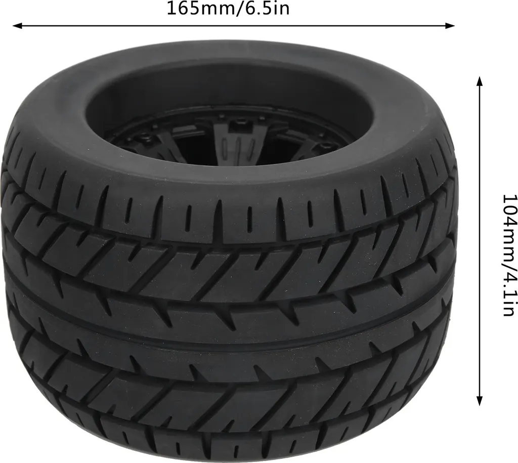 Pack de 4 Roues RC 1/8 pour franchissement et sessions Bash - 5