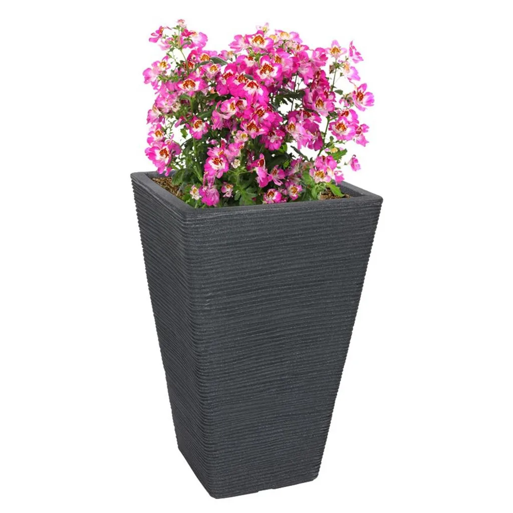Pot de fleurs 55x35x35cm en plastique résistant - Bac à fleurs intérieur