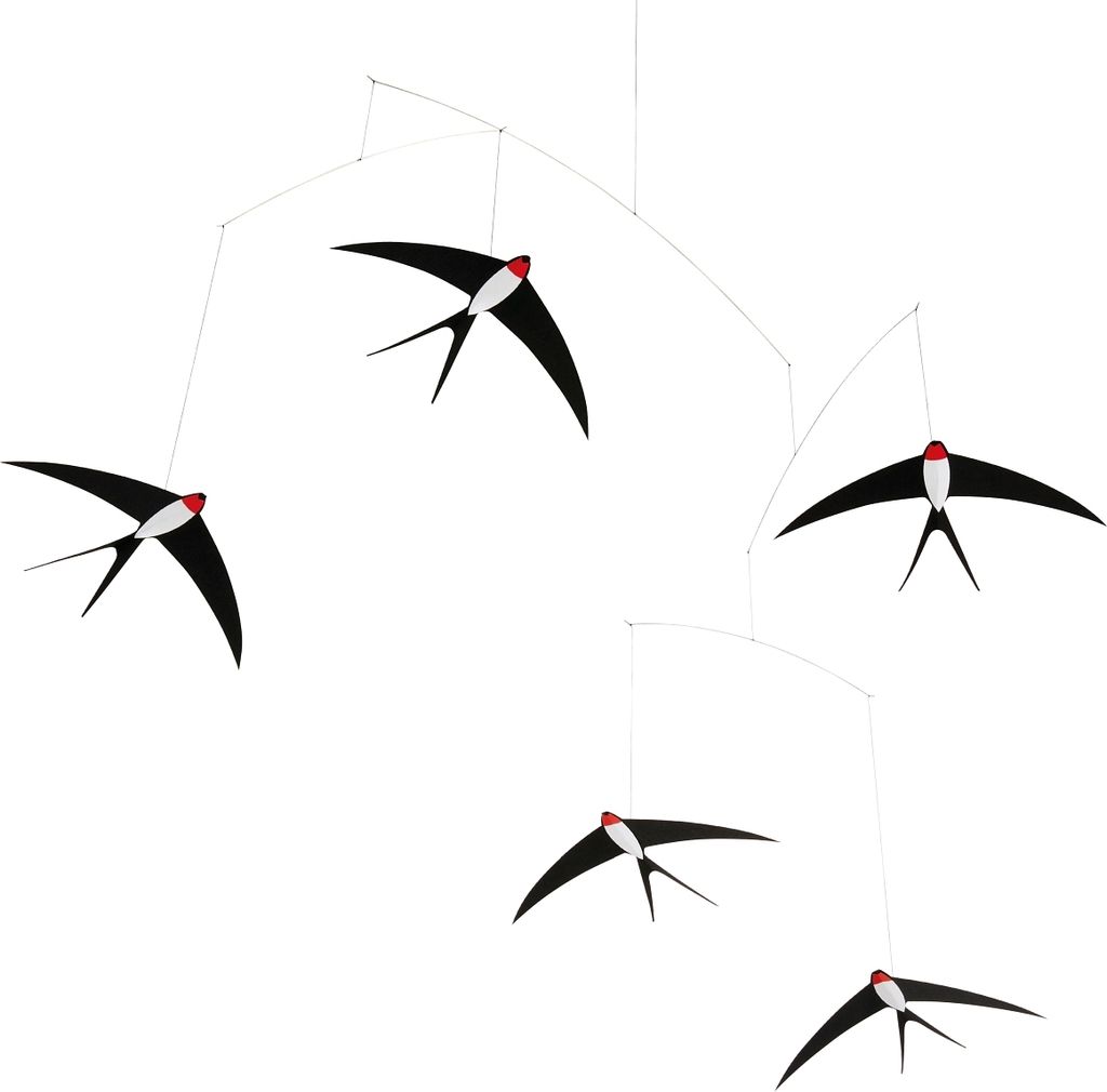 Flensted Mobiles - Fliegende Schwalben 5 Mobile