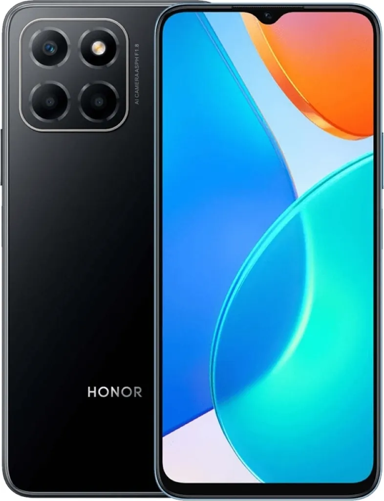 Smartphone Honor X6 Noir 64 Go : Téléphone Mobile Android Autonome