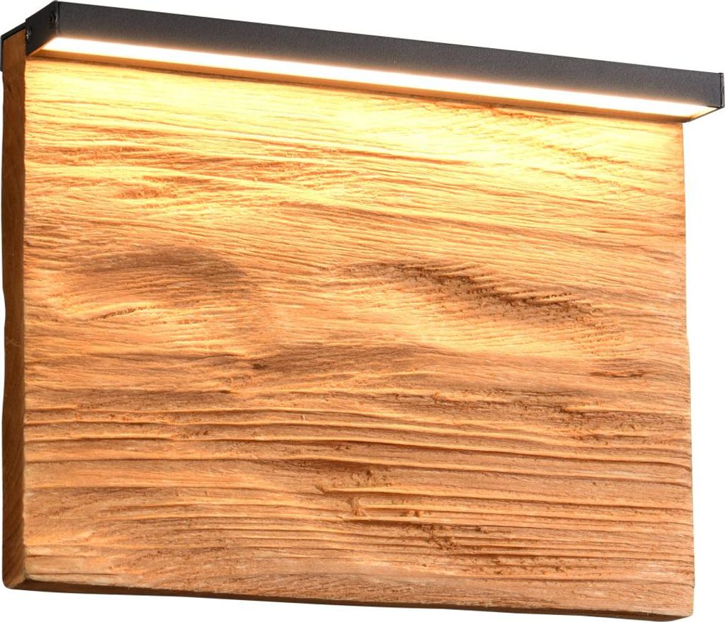 TRIO-Leuchten Wandleuchte KALEA BHT 20x7.50x15 cm braun Wandlampe