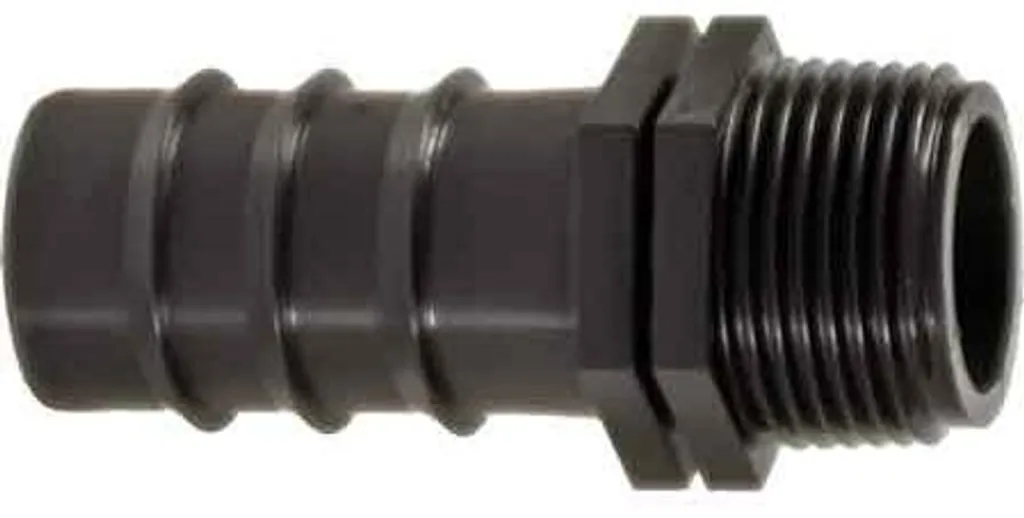Raccord Mâle Basse Pression Ø 20 mm x 1/2 Pouce pour Gaz et Eau