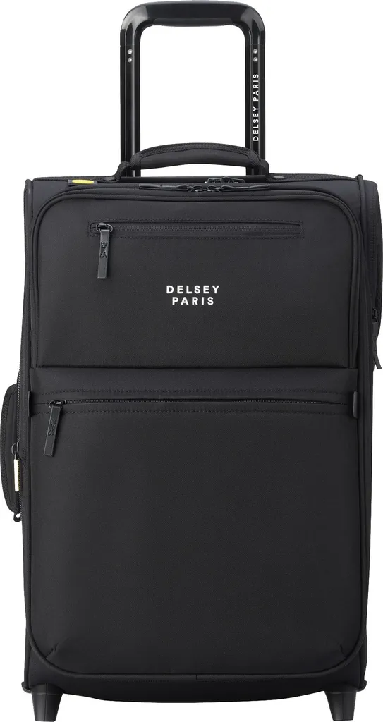 Petite Valise Cabine DELSEY Maubert 2.0 Noir - Extensible et Robuste