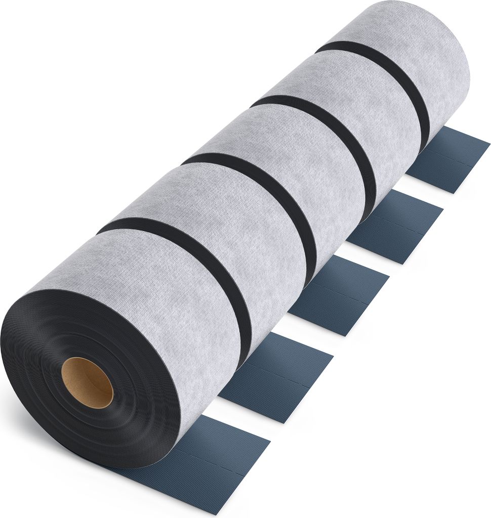 Isolbau Butylband - 100m - Selbstklebendes Butyl-Klebeband - Elastisches Butyl-Dichtband, Wasserdichte Abdichtungsband, Reparaturband