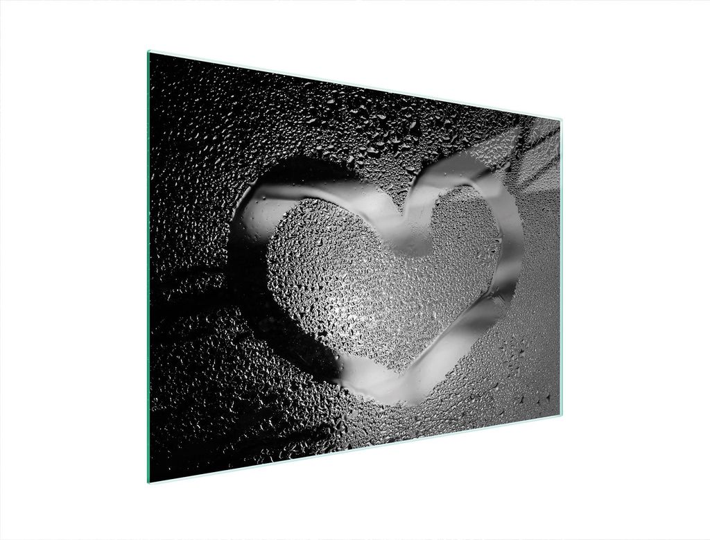 Glasschneidebrett 40x30 Herz