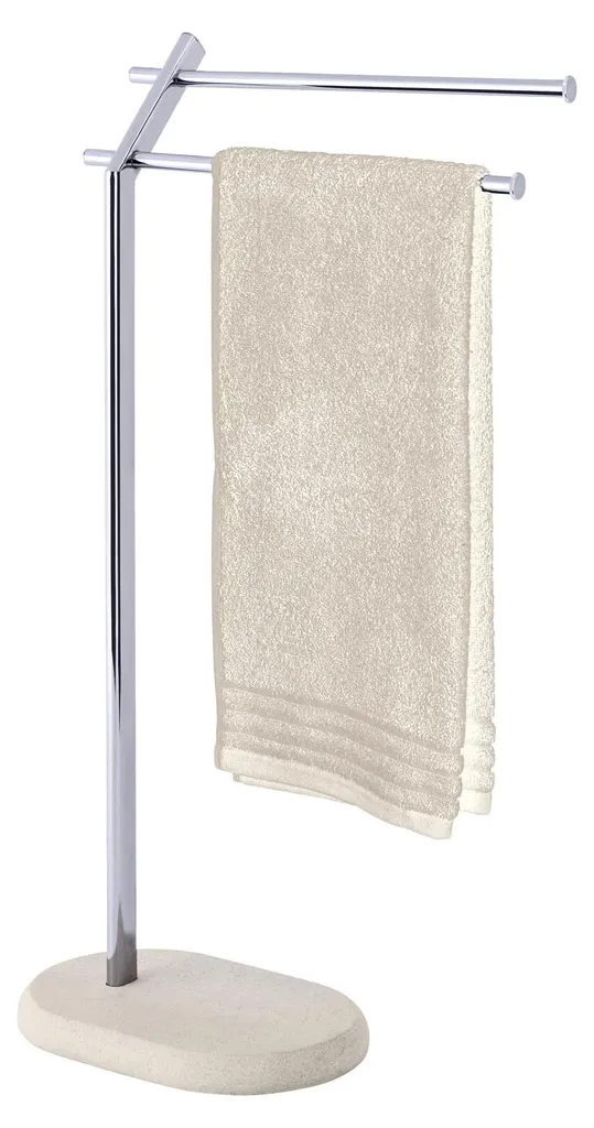 Porte-serviettes en acier 44,5 cm Puro - Finition chrome haut de gamme